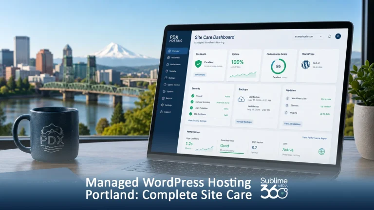 Sublime 360 Media treats websites as strategic business assets rather than one-time design projects
