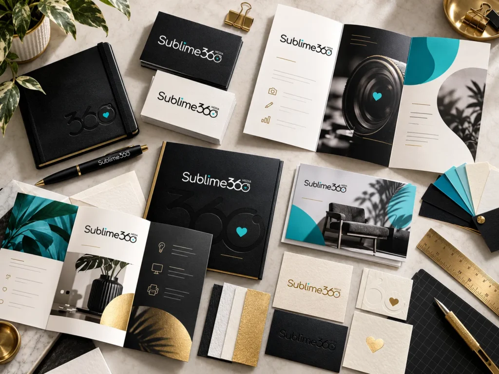 Performance starts with strategy, not decoration. Strong collateral carries a brand's character, positioning, quality