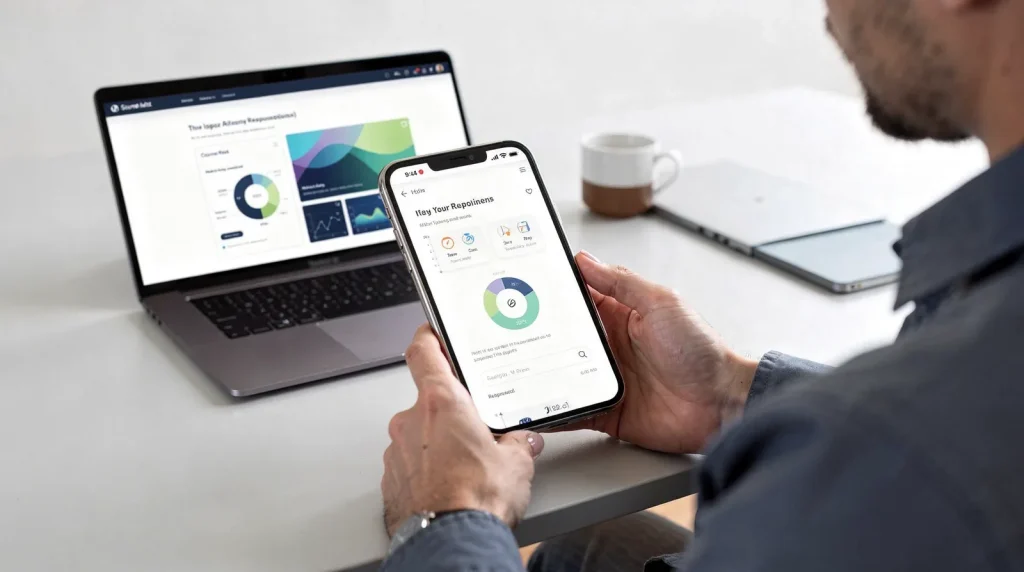 Digital marketing capabilities include website optimization and conversion improvements as part of a connected growth